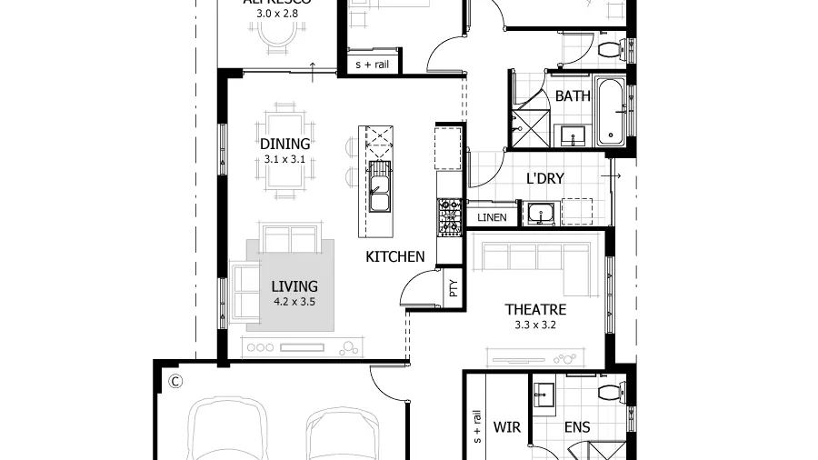 Lot 1016 Floor Plan