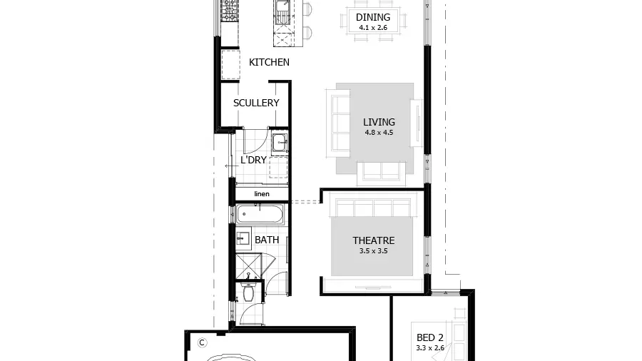 Lot 665 Floor Plan